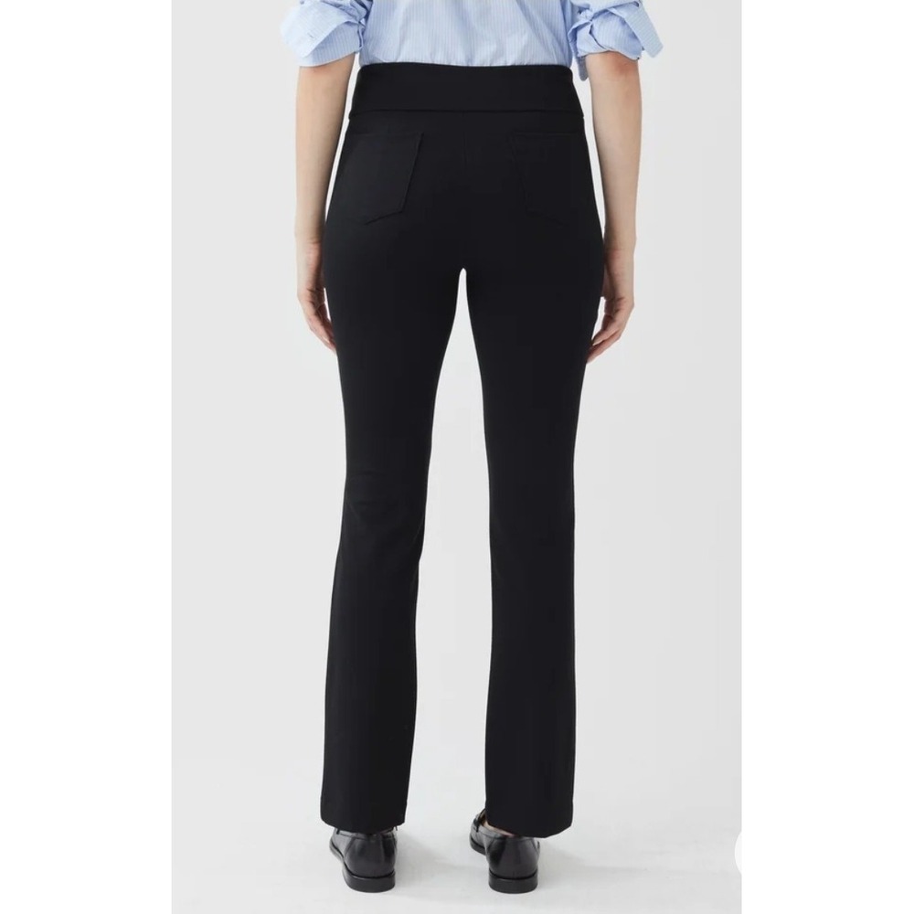 J.McLaughlin Wms Rylie Pull On Pants Bainbridge Knit Jersey Black Sz M NEW! $178 - Picture 2 of 16